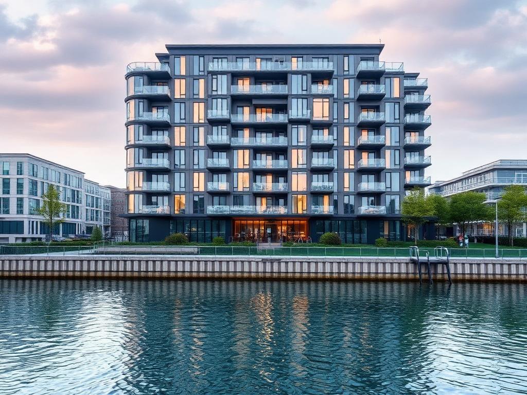 3-Room Waterfront Apartment in HafenCity, Hamburg